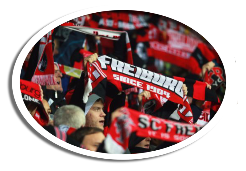 Soccer player kicking a ball